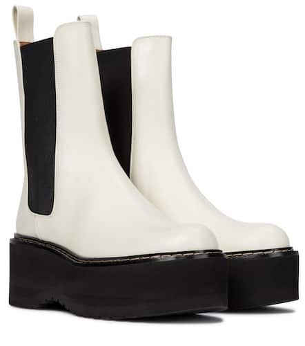 Leather platform Chelsea boots - Paris Texas - Modalova