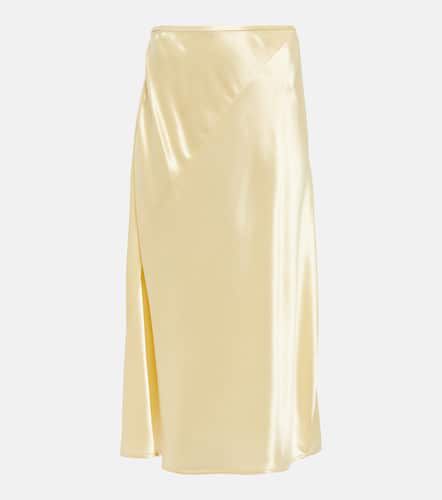 High-rise satin midi skirt - Jil Sander - Modalova