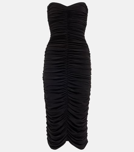 Slinky strapless jersey midi dress - Norma Kamali - Modalova