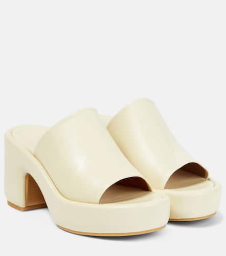 Dodie leather platform mules - Clergerie - Modalova