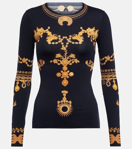 Top de jersey estampado - Marine Serre - Modalova