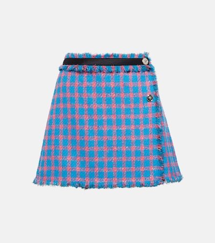 Versace Tweed miniskirt - Versace - Modalova