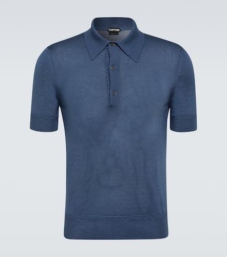 Cashmere and silk polo shirt - Tom Ford - Modalova