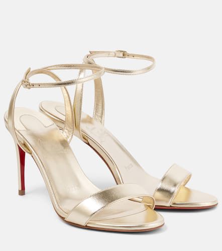 Loubigirl 85 metallic leather sandals - Christian Louboutin - Modalova