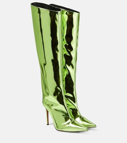 Botas altas de piel metalizada - Alexandre Vauthier - Modalova