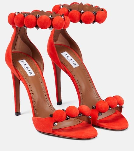 AlaÃ¯a La Bombe 100 suede sandals - Alaia - Modalova