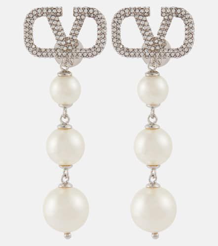 VLogo Signature faux pearl drop earrings - Valentino - Modalova