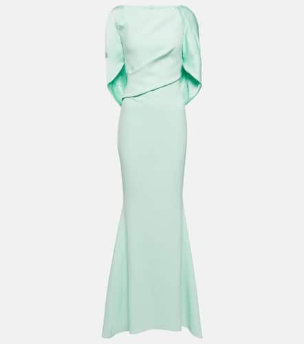 Safiyaa Caped crÃªpe gown - Safiyaa - Modalova