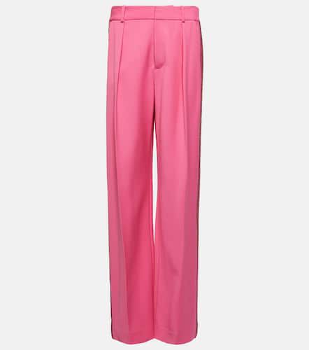 Embellished wool wide-leg pants - Area - Modalova