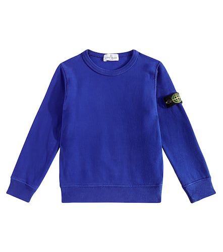 Compass cotton jersey sweatshirt - Stone Island Junior - Modalova