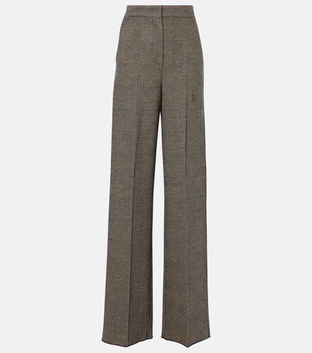 Pantalones rectos Cognac de mezcla de lana - Max Mara - Modalova