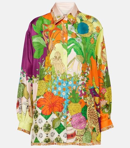 Alémais Camicia Tiger in twill di seta - Alemais - Modalova