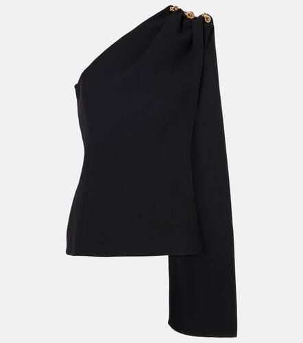 Knot caped draped crÃªpe top - Bottega Veneta - Modalova