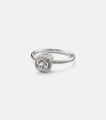 Nudo Petit 18kt white gold ring with diamonds - Pomellato - Modalova
