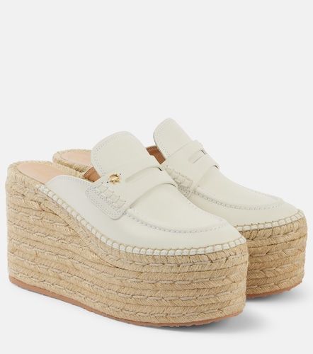 Alpargatas con cuña de piel - Gianvito Rossi - Modalova