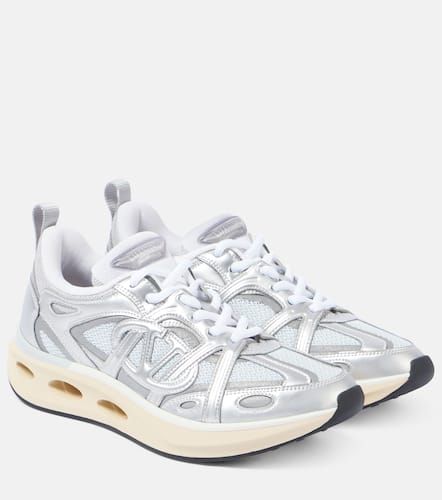 VLogo Easyjog leather-trimmed sneakers - Valentino Garavani - Modalova