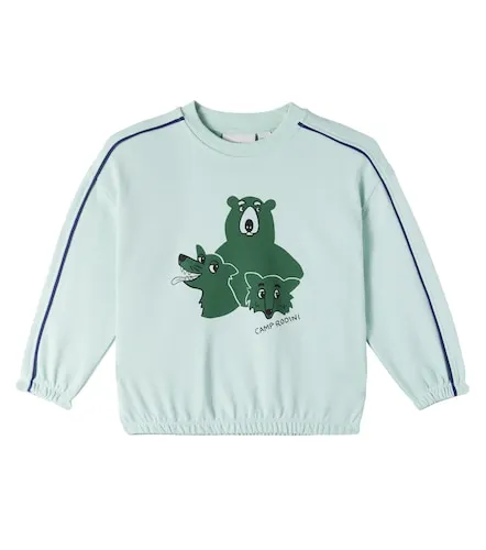 Sudadera de jersey de algodón estampada - Mini Rodini - Modalova