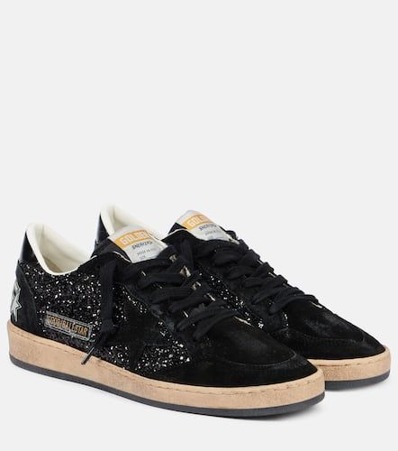 Ball Star suede-trimmed sneakers - Golden Goose - Modalova