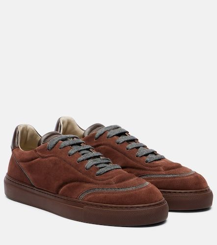 Monili suede sneakers - Brunello Cucinelli - Modalova