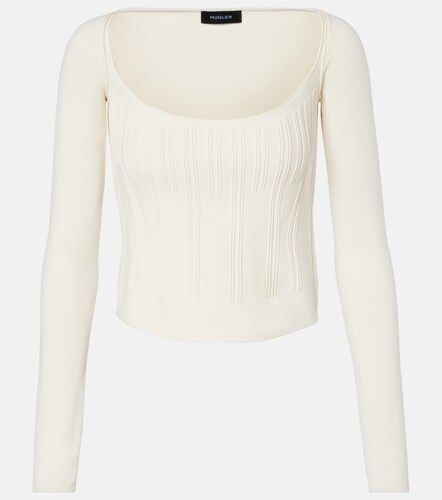 Mugler Top in maglia - Mugler - Modalova