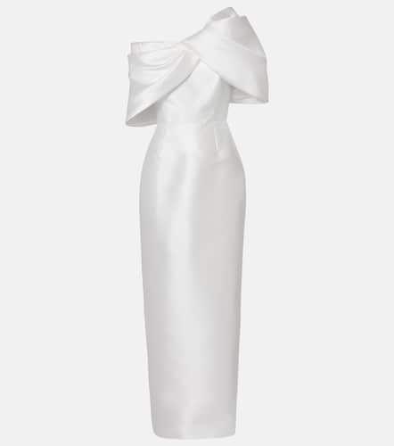 Robe de mariée Davina asymétrique en satin - Solace London - Modalova