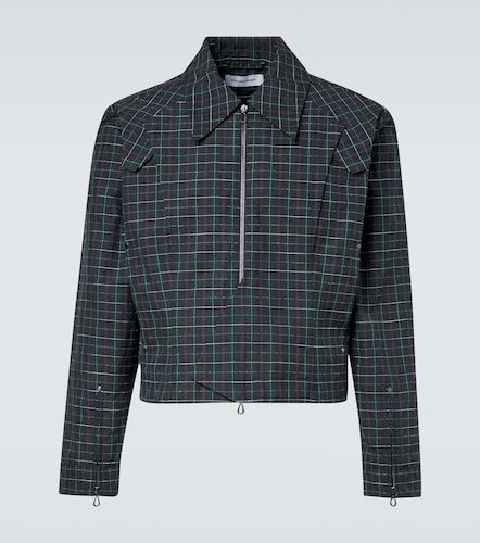 Kraner checked cotton-blend jacket - Kiko Kostadinov - Modalova