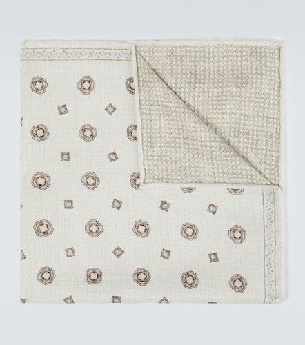 Silk pocket square - Brunello Cucinelli - Modalova