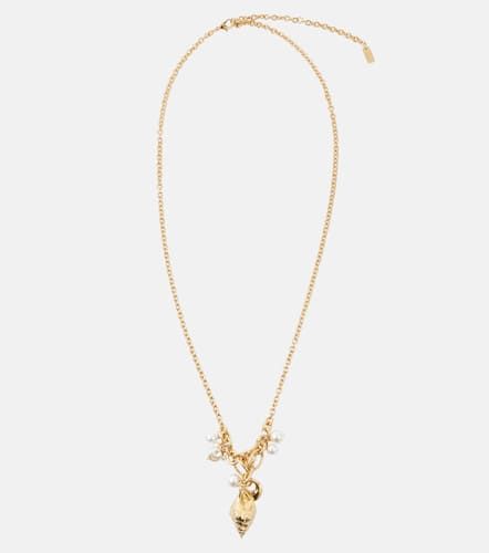 Shells embellished pendant necklace - Chloe - Modalova