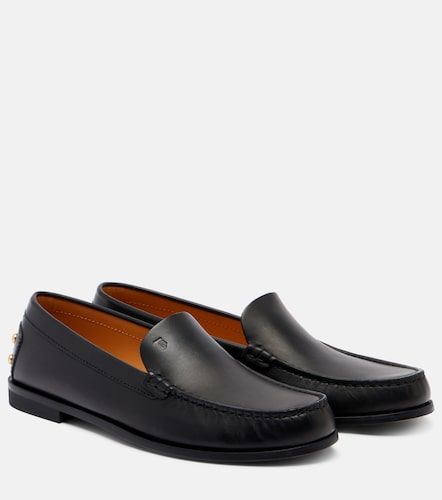 Mocassini in pelle con borchie - Tod's - Modalova