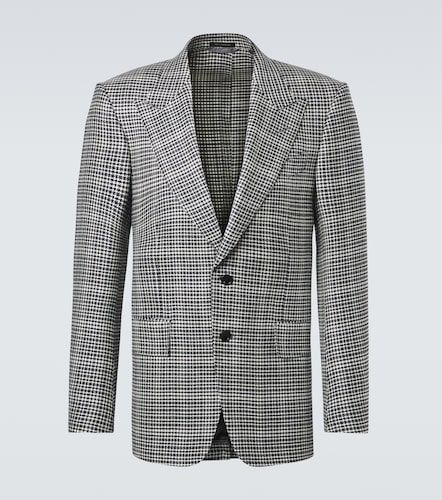 Checked wool-blend suit jacket - Tom Ford - Modalova