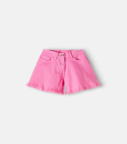 Shorts de denim con parches - Monnalisa - Modalova