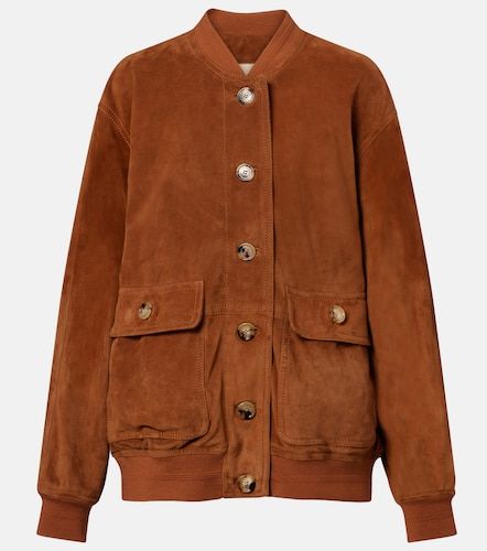 Valentino Caban suede bomber jacket - Valentino - Modalova