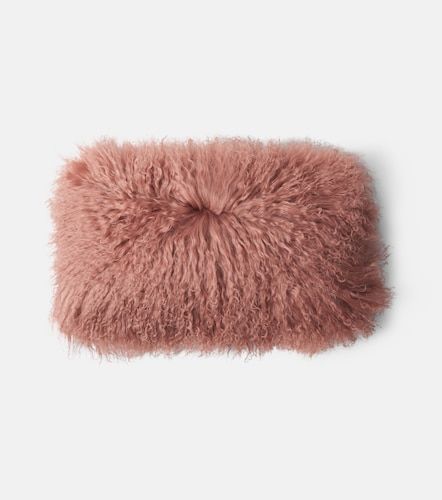 Cuscino reversibile in lino e shearling - Maison de Vacances - Modalova