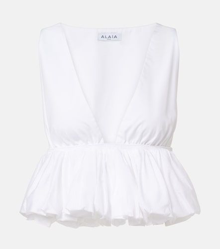 Alaïa Top aus Baumwolle - Alaia - Modalova