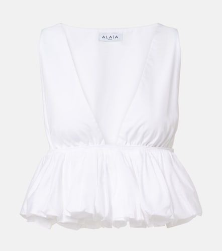 Alaïa Top Peplum in cotone - Alaia - Modalova