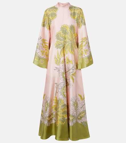 Vestido largo Magnifico de sarga de seda estampado - La DoubleJ - Modalova