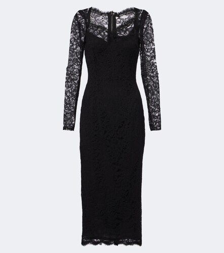 Vestido midi de encaje - Dolce&Gabbana - Modalova