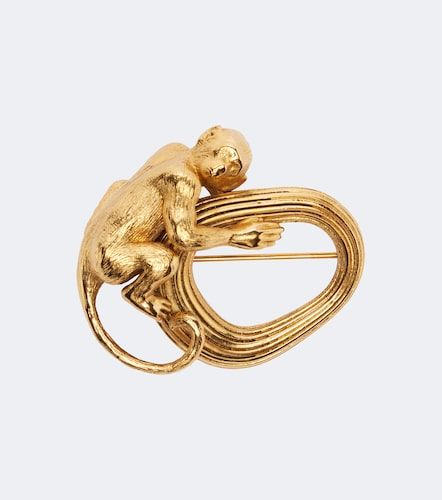 Brosche Monkey, 18kt vergoldet - Khaite - Modalova