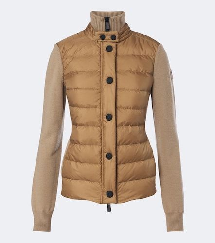 Daunenjacke mit Strick - Moncler Grenoble - Modalova