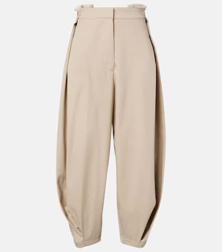 Cotton and silk twill balloon pants - Loewe - Modalova
