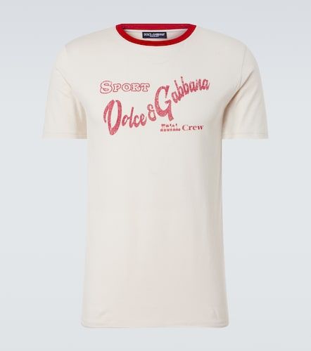 Camiseta de algodón estampado - Dolce&Gabbana - Modalova