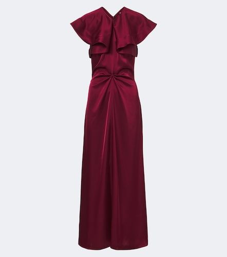 Vestido largo Alix de satén de seda drapeado - Altuzarra - Modalova