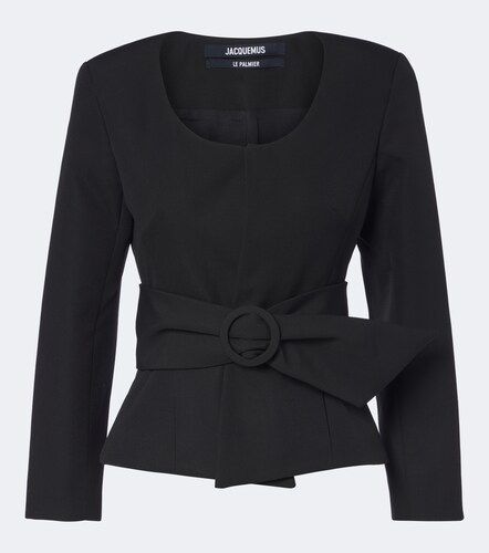 Miami belted virgin wool jacket - Jacquemus - Modalova