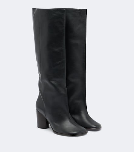 Crease leather knee-high boots - Lemaire - Modalova