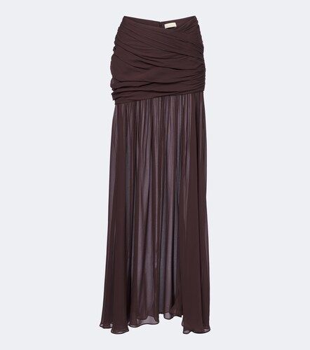 Gonna lunga Amaya in chiffon - De La Vali - Modalova