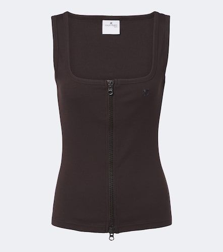 Courrèges Top in cotone con zip - Courreges - Modalova