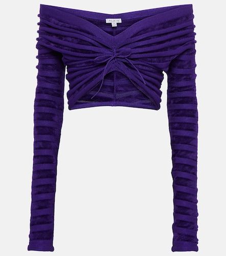 Alaïa Top con scollo bardot - Alaia - Modalova