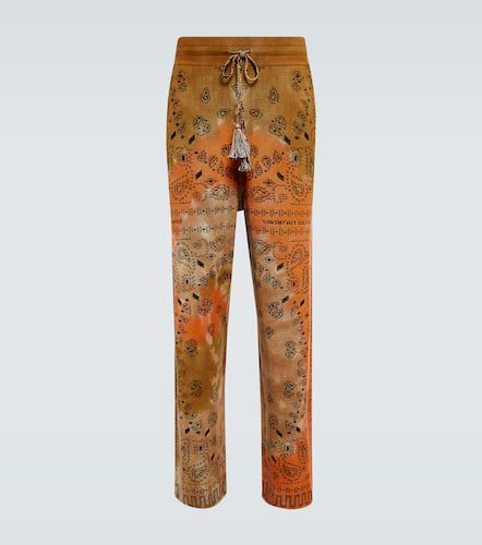 Bandana Piquet jacquard cotton pants - Alanui - Modalova