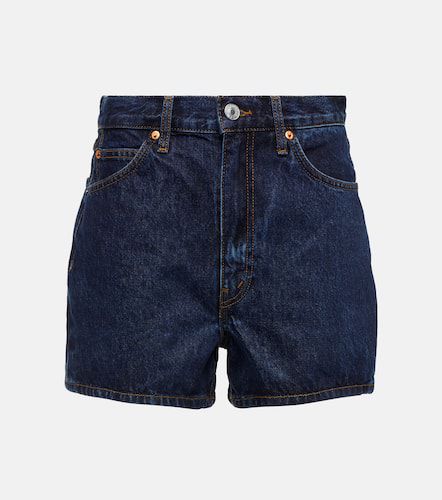 The Midi high-rise denim shorts - Re/Done - Modalova