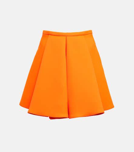 Versace Pleated twill miniskirt - Versace - Modalova